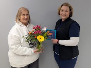 photo of Carol Johnson, "The Caring Kind" Award